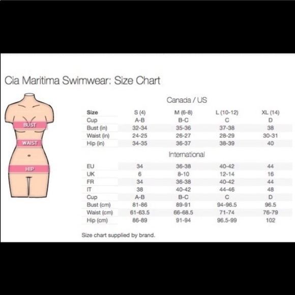 SOLD- on other site! Cia. Maritima Bikini Top & Bottom, NWT - Picture 3 of 4